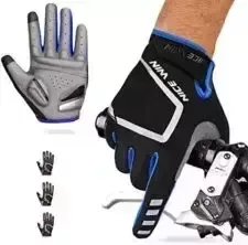 Bike gloves with extra padding