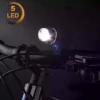 BV Bicycle Light-weight Set Super Vivid 5 LED Headlight, 3 LED Taillight, Speedy-Release…