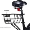 Jetson Rear Bicycle Basket | Iron Basket| Jetson Bolt Suitable | Jetson Bolt Professional Suitable | Jetson LX10 Appropriate | Jetson Axle Suitable |Bolt Up Appropriate