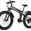 Shengmilo MX01 1000w Electrical Bike for Grown ups 7-Speed Body fat Tire Folding E Bike with Removable Lithium Battery(26”)