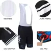 SGCIKER Staff Jumbo Visma Cycling Jersey Established,Mens Brief Sleeve Cycle Shirt MTB Bike Clothes Bib Shorter Kits 9D Gel Pad