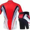 sponeed Bicycle Jersey for Guys Bicycle owner Shirts and Shorts Set Small Sleeve Satisfies Padded Bicycle Trousers