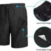 Santic Men’s Mountain Bicycle Shorts Bicycle Biking MTB Shorts Free-In shape Padded