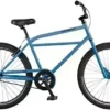 Retrospec Sully Klunker Higher-Tensile Metal Body Beach Cruiser Bicycle Single Pace Bike With BMX Threadless Steering, Vast Tires and Tuck n’ Roll Saddle