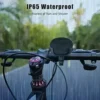 Bluetooth Bicycle Speaker, Inwa Portable Bicycle Speaker, Battery Screen and Created-in Mic, Water-proof and Dustproof for Driving, Shower, Seaside and Climbing