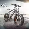 NAKTO Electric powered Bike 350W/500W 20″ Fats Tire Electric powered Mountain Bicycles for Grown ups,36V/48V Removable Lithium Battery Ebike,Superior Velocity Brushless Equipment Motor 6 Pace Equipment,Dual Disc Brake E-Bikes for Grown ups