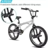 Hiland 20 Inch Youngsters BMX Freestyle Bike for Boys Ladies, Ages 7 and Previously mentioned, 360 Diploma Rotor Freestyle 4 Pegs Solitary Speed BMX Bicycle, 3-Spoke, 5-Spoke, Multiple Hues