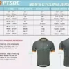 PTSOC Men’s Biking Jersey Standard Bicycle Short Sleeve Shirt Bicycle Outfits Top Whole Zipper with Pocket Speedy Dry Biking Shirts