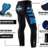 sponeed Men’s Bicycle Pants 4D Padded Highway Cycling Tights MTB Leggings Outside Bicycle owner Driving Bike Dress in