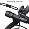 Alomejor 5pcs Bicycle Silicone Strap Common Bicycle Silicone Holding Strap for Bike Light Flashlight Cellphone and A lot more