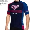 Logas Men’s United states Biking Jersey Brief Sleeve Bike Biking Shirts, Breathable Fast Dry American Flag Street Bicycle Garments