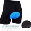 Ohuhu Padded Bicycle Shorts for Guys 3D Padding Mens Biking Biking Underwear