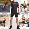 Enqinar Men’s Bicycle Shorts, Bicycle 3D Padded Cycing Shorts for Guys, Speedy Dry, Road Bicycle Riding, Mountain Bike Shorts