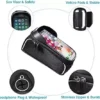 Bike Mobile phone Entrance Frame Bag, Water-proof Bicycle Cellular phone Mount Bag, Bicycle Bag Bicycle Accessories for Grownup Bikes, Cycling Pouch Appropriate with Apple iphone 11 XS Max XR In shape 6.5”