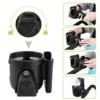 Accmor Stroller Cup Holder with Phone Holder, Bike Cup Holder, 2-in-1 Universal Cup Mobile phone Holder for Stroller, Bicycle, Wheelchair, Walker, Scooter, Black