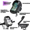 Komick Bicycle Extras – Bicycle Bag Mobile phone Holder for Bicycle And Bike Body Bag Ideal 2pcs Bundle For Mountain Bike Accessories And Road Cycling Equipment Use – Bicycle Bag Water-resistant Touchscreen Cell phone Holder Add-ons Biking Pouch with Drinking water Bottle Holder (Bicycle Cell phone Holder + Bicycle Bag)