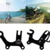 Holder Bicycle Disc Bracket Adaptor Mounting Frame Adjustable Brake Bike Bicycle Accessories Adult Electric Tricycle