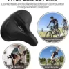 Outsized Bike Seat for Peloton Bicycle & Bike+, Peloton Spin Bikes Saddle Replacement Seats, Seat Cushion for Adult men & Females Suitable with Peloton, Bike Seats for Consolation Wide, Equipment for Peloton