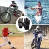 FIORETTO Mountain Bike Gloves for Adult men Ladies Motorcycle Cycling Gloves with 5MM SBR Pad Touch Display screen Knuckle Protection Motocross Gloves for BMX ATV MTB Racing