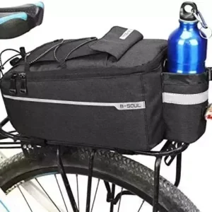 Bike Bag Back Rack Bag Waterproof Bicycle Panniers Carrier Cooler Big Capacity With Bottle Bag For Rear Rack