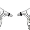 DIA-COMPE TECH99DS "Gold Finger" Brake Lever Set for Fixie & BMX , Silver , DP2524