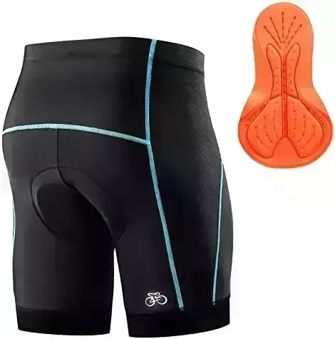 Enqinar Men's Bike Shorts, Bicycle 3D Padded Cycing Shorts for Men, Quick Dry, Road Bike Riding, Mountain Bike Shorts