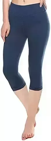 KT Buttery Soft Capri Leggings for Women - High Waisted Capri Pants with Pockets - Reg & Plus Size - 10+ Colors