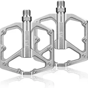 MTB Bicycle Pedals BMX Mountain Bike Metal Pedals Foot Platform Cycling Non-Slip 9/16" Sealed Bearing Lightweight Ultralight Aluminum Alloy Electroplating Bicycle Accessories
