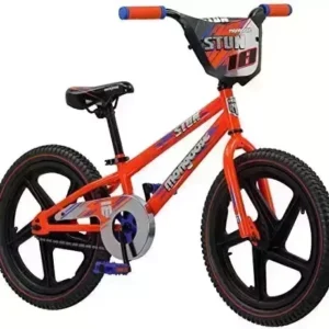 Mongoose Stun Freestyle BMX Bike for Kids, 18-Inch Wheels