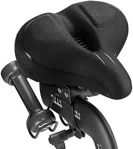 Oversized Bike Seat for Peloton Bike & Bike+, Peloton Spin Bikes Saddle Replacement Seats, Seat Cushion for Men & Women Compatible with Peloton, Bike Seats for Comfort Wide, Accessories for Peloton