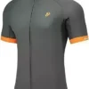 PTSOC Men's Cycling Jersey Basic Bike Short Sleeve Shirt Bicycle Clothing Top Full Zipper with Pocket Quick Dry Biking Shirts