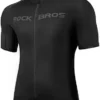 ROCKBROS Men's Cycling Jersey Moisture Wicking Biking Short Sleeves Cooling Bike Cloth Cycling Jacket with 3 Rear Pockets