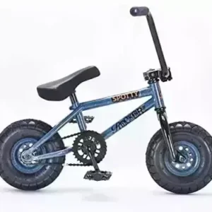 Rocker BMX Mini BMX Bike iROK+ Spotty RKR - Blue Mini BMX Freestyle Bicycle