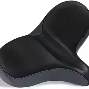 X WING Adult Wide Bike Saddle Replacement Seat with Foam Padded Comfort Cushion for Women and Men on City, Electric, Stationary, Exercise Bicycles & Beach Cruisers
