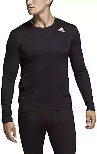 adidas Men's Techfit Fitted Long Sleeve Tee