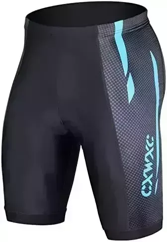 CXWXC Men's Bike Shorts - 4D Padded Breathable Cycling Shorts - Quick Dry Bicycle Riding Half Pants Bike Biking Tights
