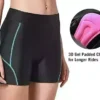 BALEAF Women’s Biking Shorts Padded Bicycle Shorts Biking Bicycle Spin Underwear Gel UPF 50+