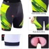 Gals Padded Bicycle Cycling Shorts with Pockets Breathable Anti-Slip Leg Biking Spin 50 percent-Pants Higher-Waist Bicycle Garments