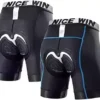 Mens 4D Padded Bike Shorts Anti-slip Leg Cycling Underwear MTB Liner Wide WaistBand Biking Bicycle Motorcycle Underpants