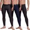 TSLA 1, 2 or 3 Pack Men’s Compression Trousers, Awesome Dry Athletic Exercise session Operating Tights Leggings with Pocket/Non-Pocket