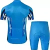 Men’s Biking Jersey Established Biking Outfits Bicycle Small Sleeve Set with 3D Padded Fast Dry Breathable