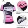 ZEROBIKE® Women’s Shorter Sleeve Cycling Jersey Jacket Biking Shirt Quick Dry Breathable Mountain Apparel Bike Major