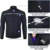 Souke Sporting activities Men’s Winter season Biking Jacket, Windproof H2o Resistant Thermal Windbreaker