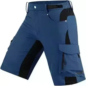 Cycorld Mens-Mountain-Bike-Shorts, Loose Fit with Zippered Pockets, MTB, Cycling,Hiking,Cargo,Outdoor Lightweight Shorts