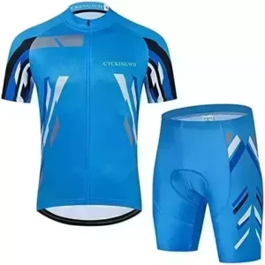 Men's Cycling Jersey Set Biking Clothes Bicycle Short Sleeve Set with 3D Padded Quick Dry Breathable