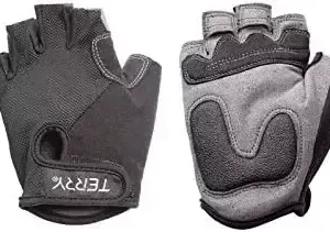 Terry T-Gloves - Women's Padded Half Finger Mesh Bike Gloves