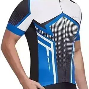 BALEAF Men's Cycling Jersey Short Sleeve Bike Shirts 4 Pockets Road Biking Tops Full Zip Clothing MTB Breathable UPF 50+