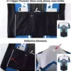 BALEAF Men’s Cycling Jersey Short Sleeve Bike Shirts 4 Pockets Road Biking Tops Full Zip Clothing MTB Breathable UPF 50+