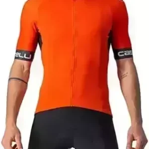 Castelli Men’s Entrata VI Jersey for Road and Gravel Biking l Cycling
