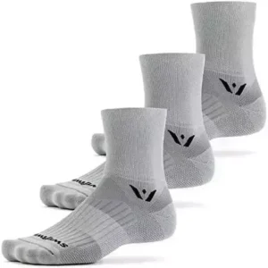 Swiftwick- ASPIRE FOUR (3 Pairs) Cycling & Trail Running Socks, Compression Fit